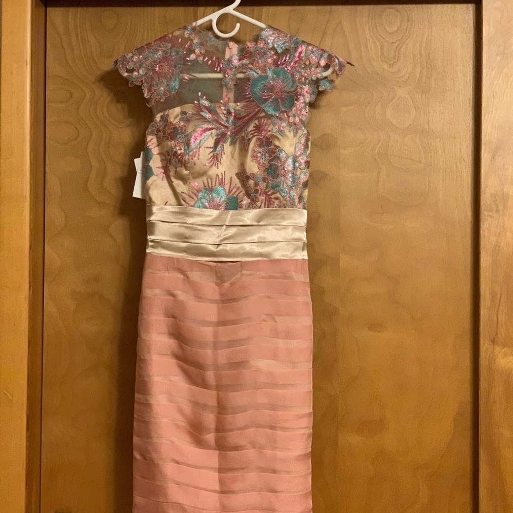 Beautiful pink dress never worn.